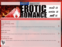 Tablet Screenshot of eroticromancepublishers.com